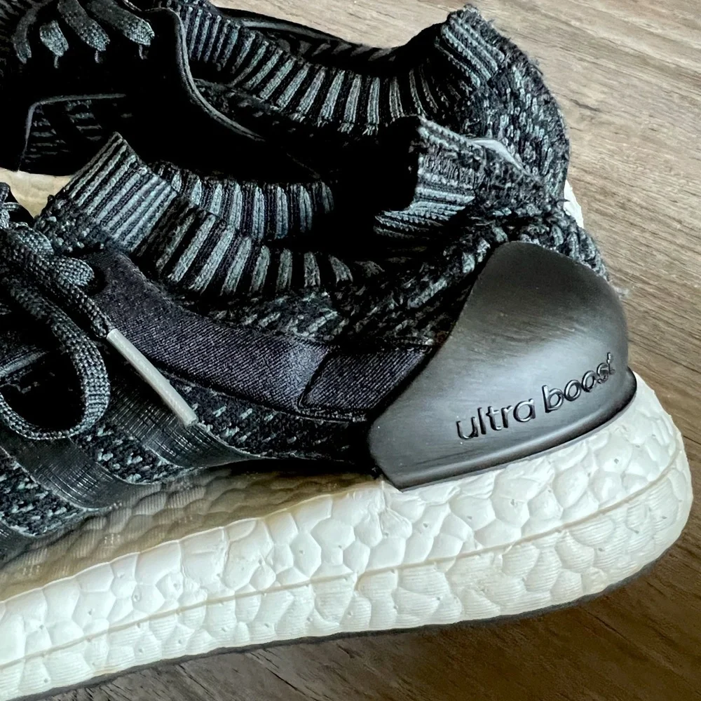 Adidas women’s ultra boost. All black with white soles. Size 8. - Picture 3 of 7